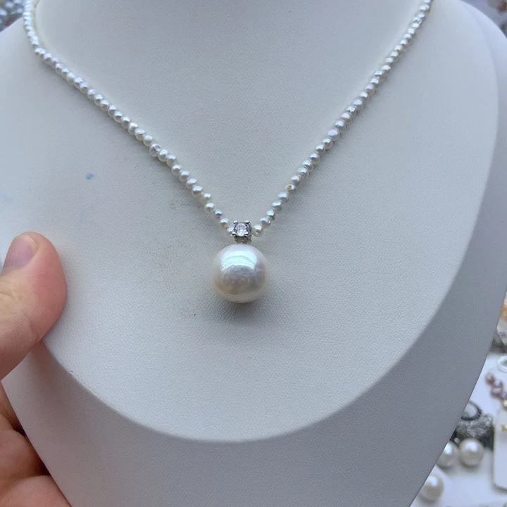 颈饰未镶嵌淡水珍珠