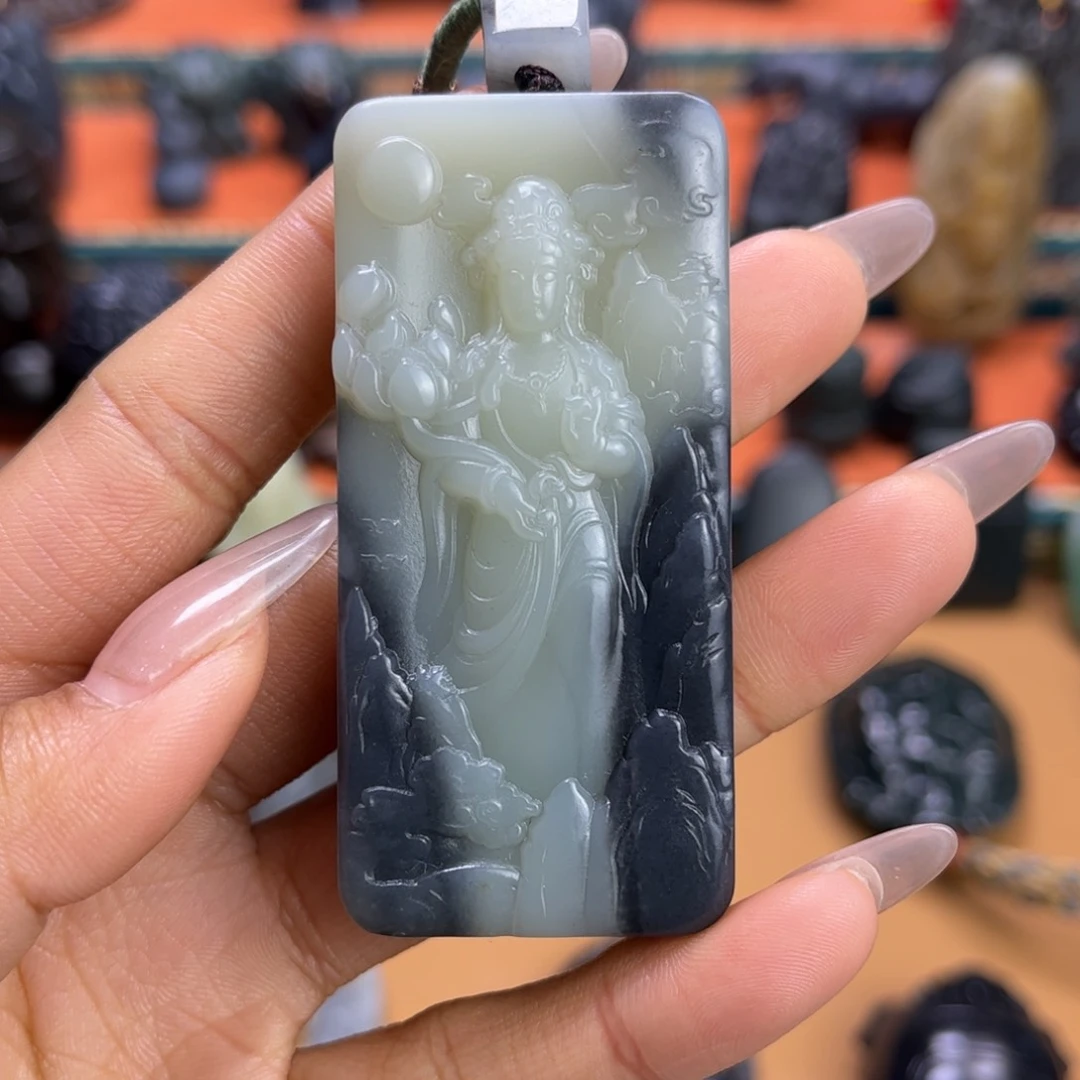 未镶嵌和田玉挂件执*