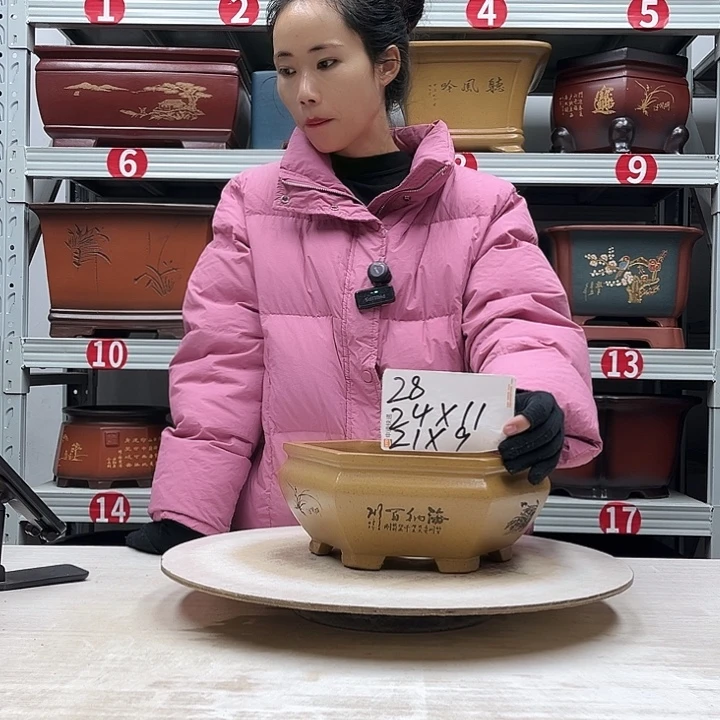 紫砂花盆紫砂花盆