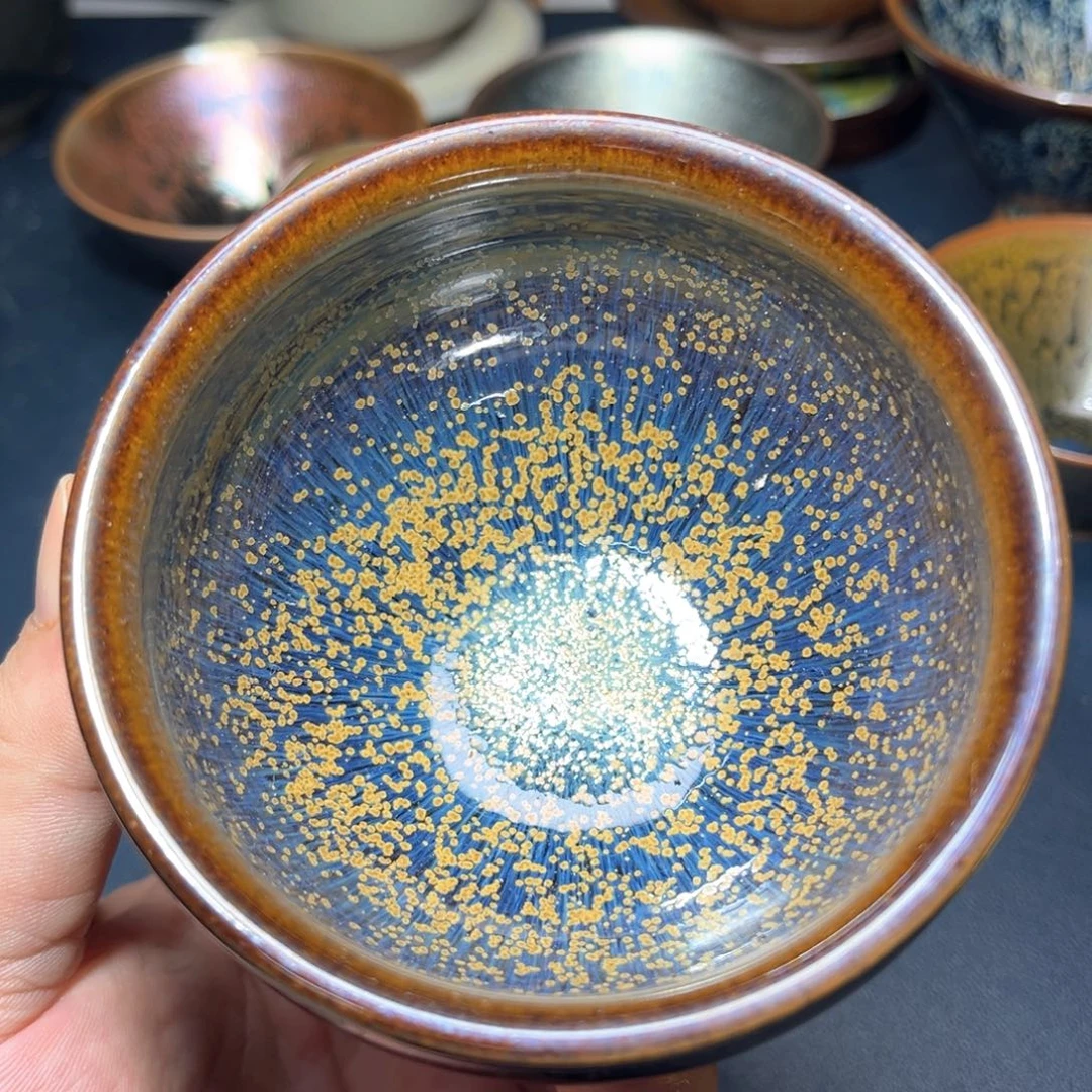 茶盏建盏手握泡茶主人杯