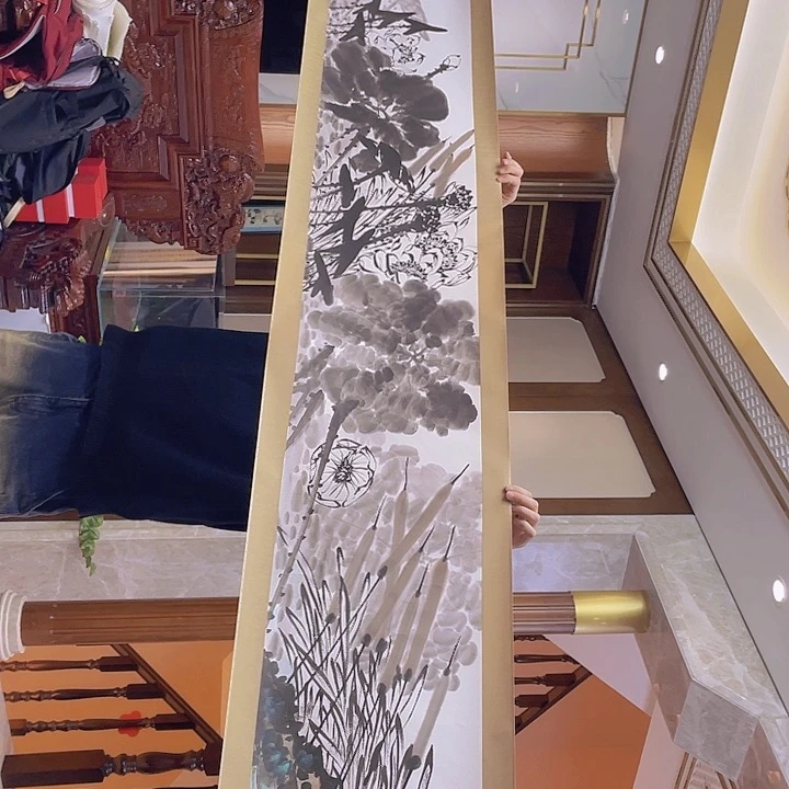 国画宋庄的一个小镇上