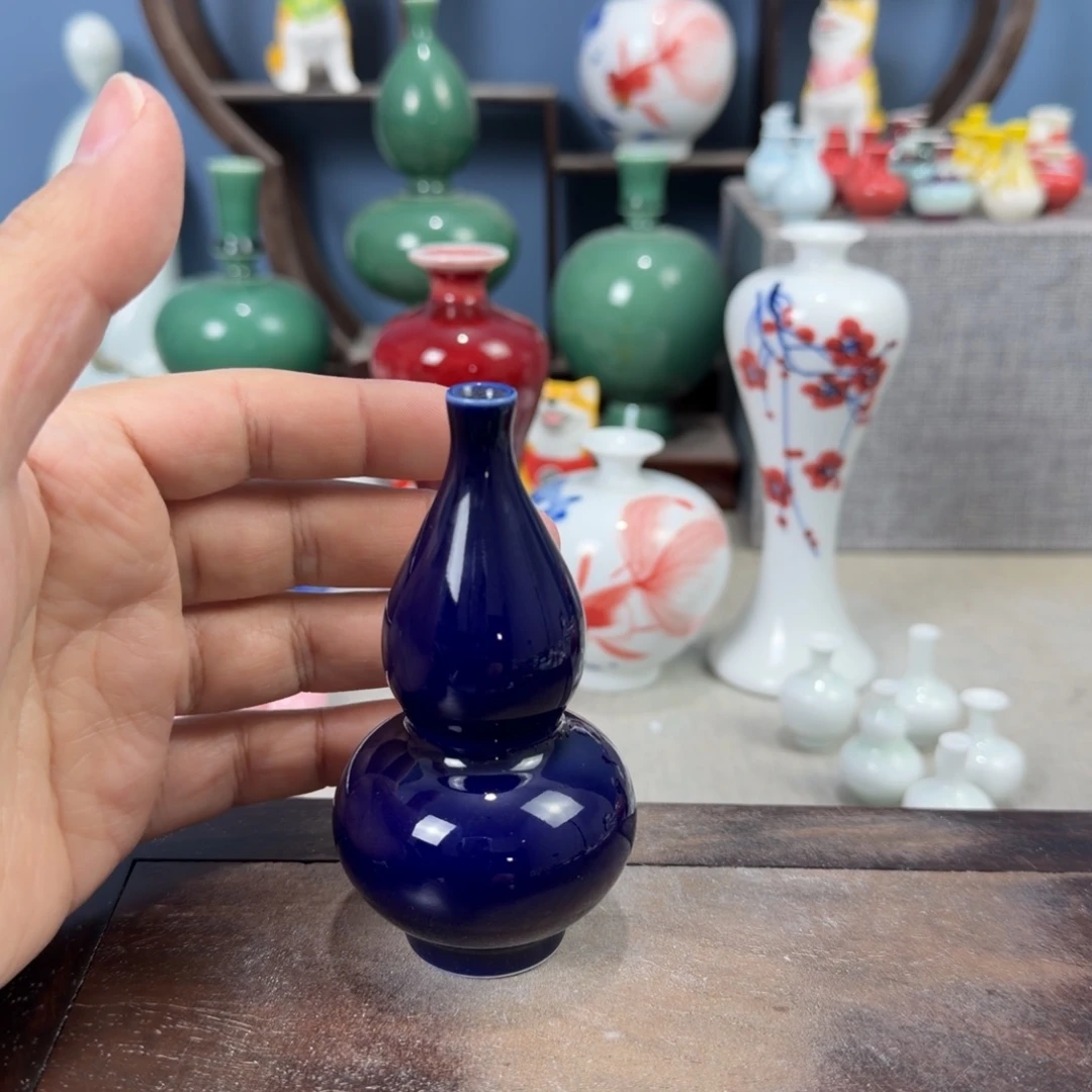 陶瓷手工小花器摆件