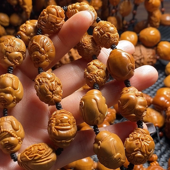 吊坠橄榄核财迷手持