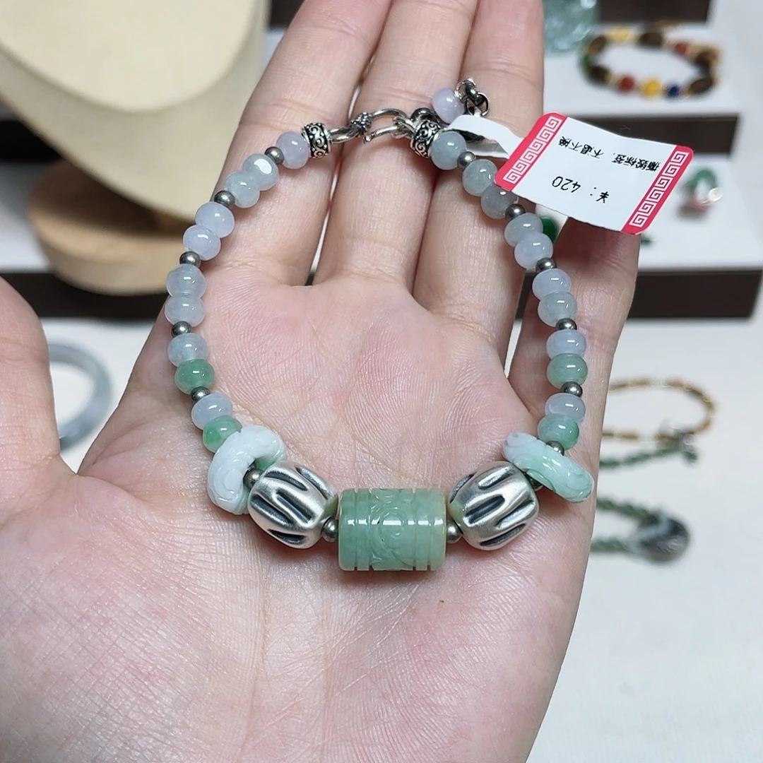 足银纯银配饰手链