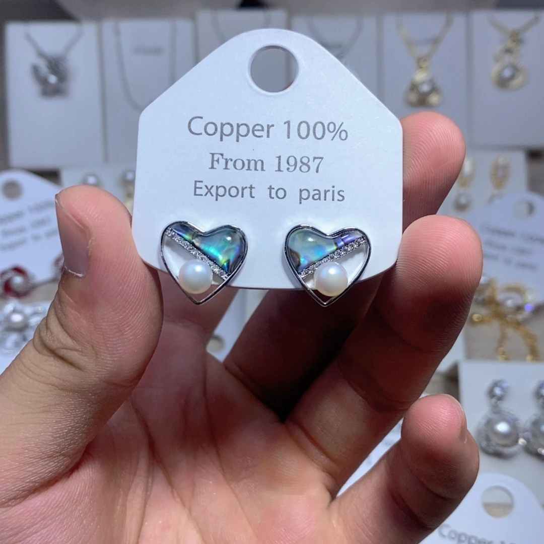 未镶嵌淡水珍珠耳饰