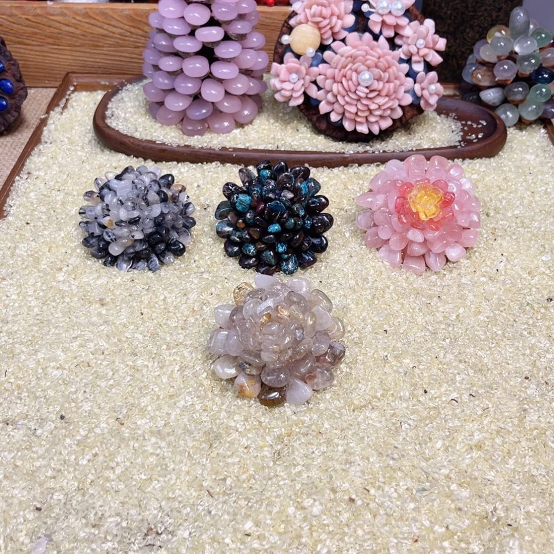…***松塔干花摆件永生花