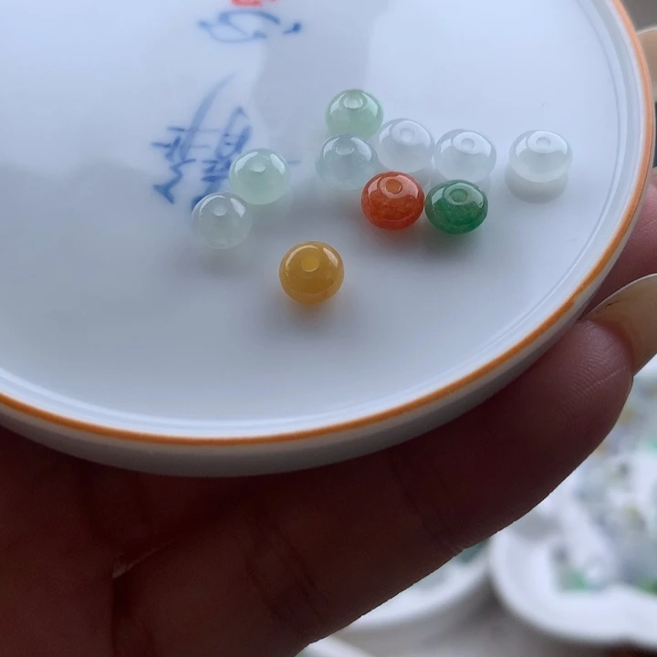 翡翠散珠鼓珠一手