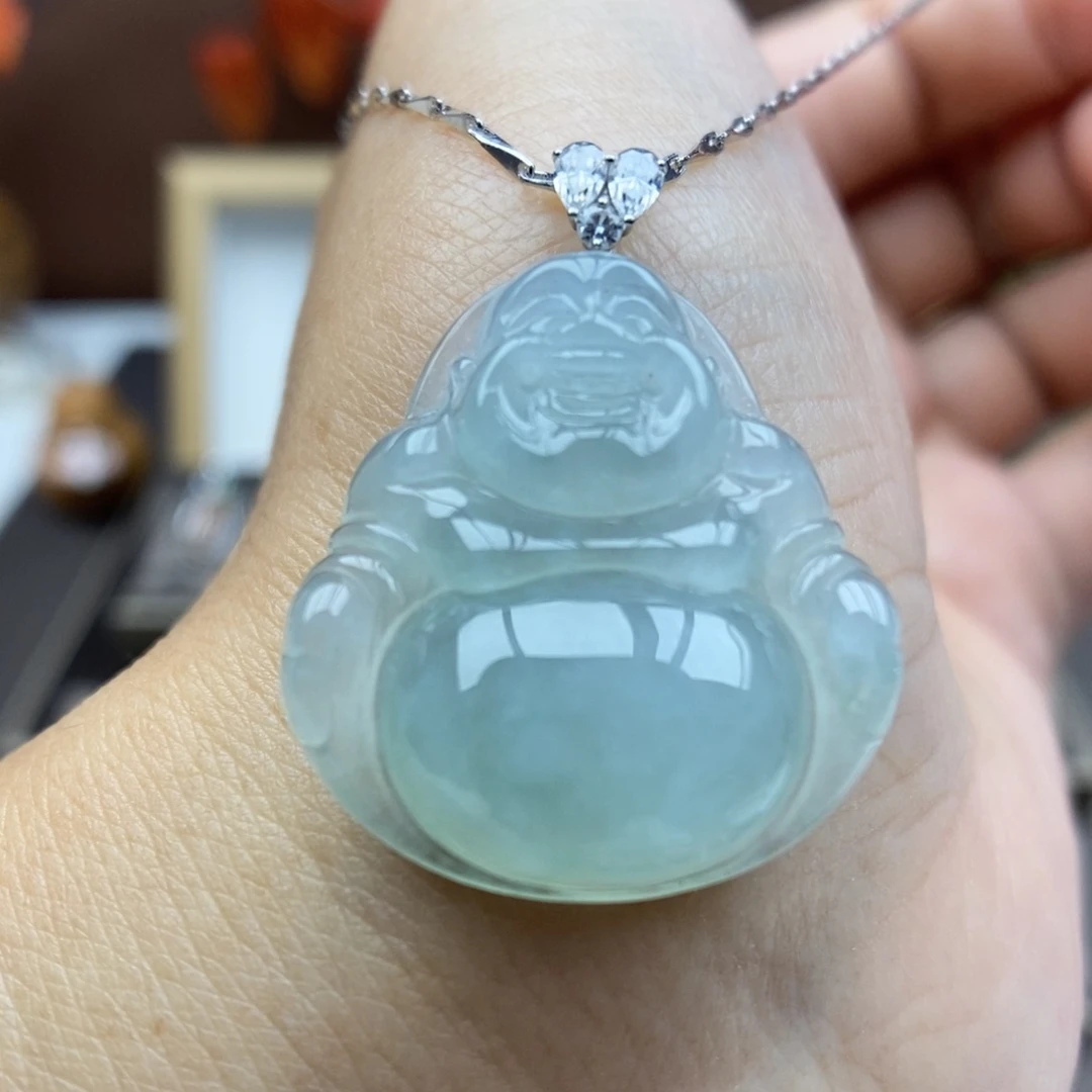 【闪购商品】颈饰18K金镶嵌翡翠25