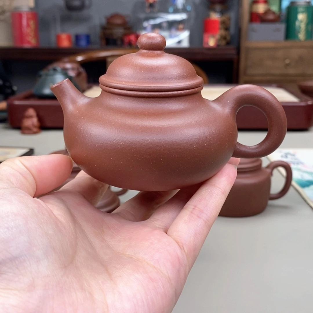 茶壶紫砂平台底槽清容天半手150cc