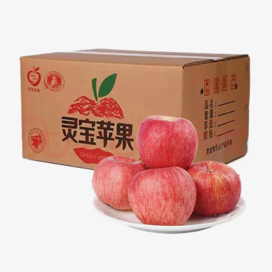【灵宝特产】河南灵宝高山苹果红富士脆甜新鲜应季水果产地直发