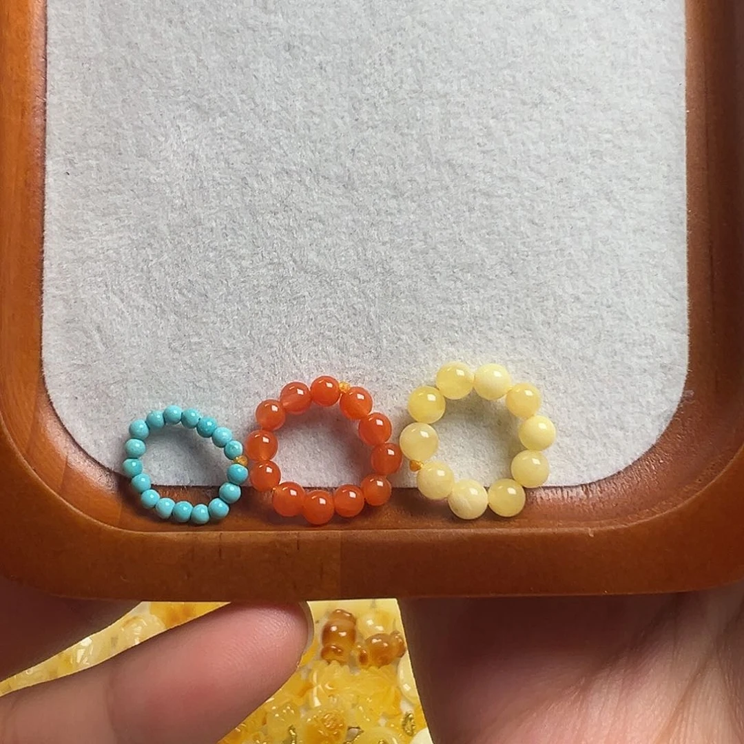 蜜蜡颈饰未镶嵌?****崽跑环