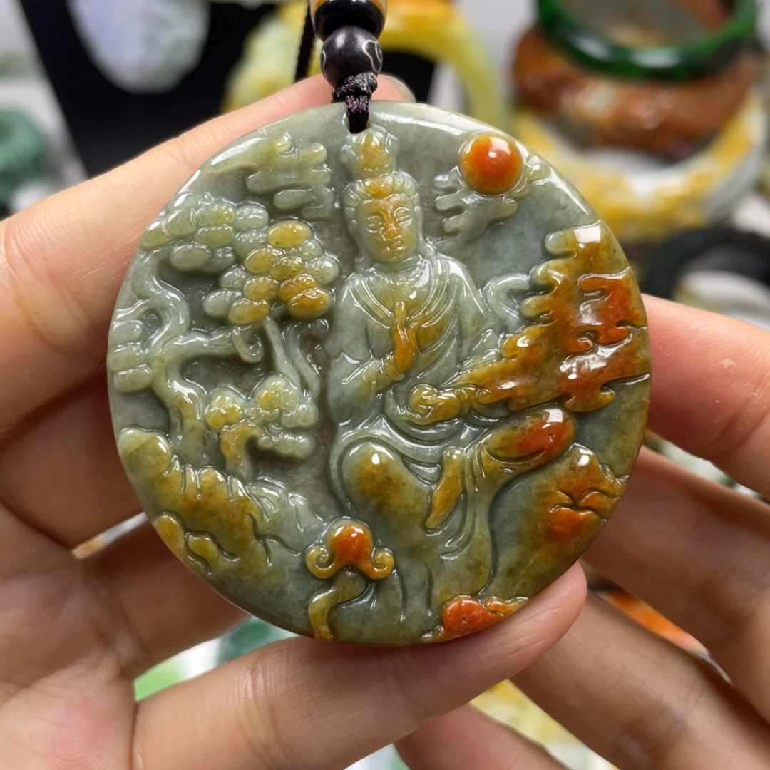 颈饰未镶嵌翡翠牌子