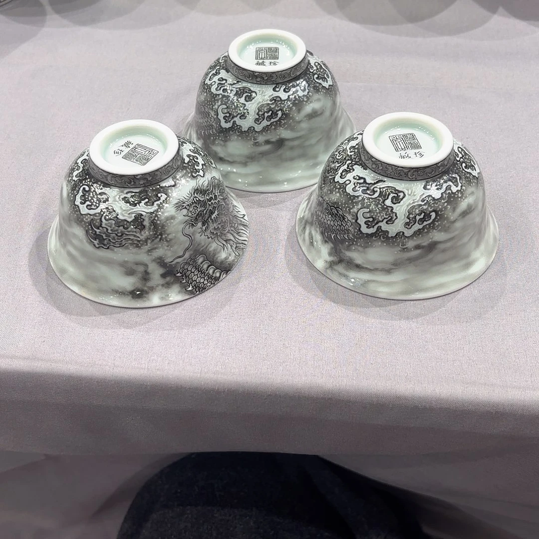 自***律瓷片景德镇瓷器精品陈列