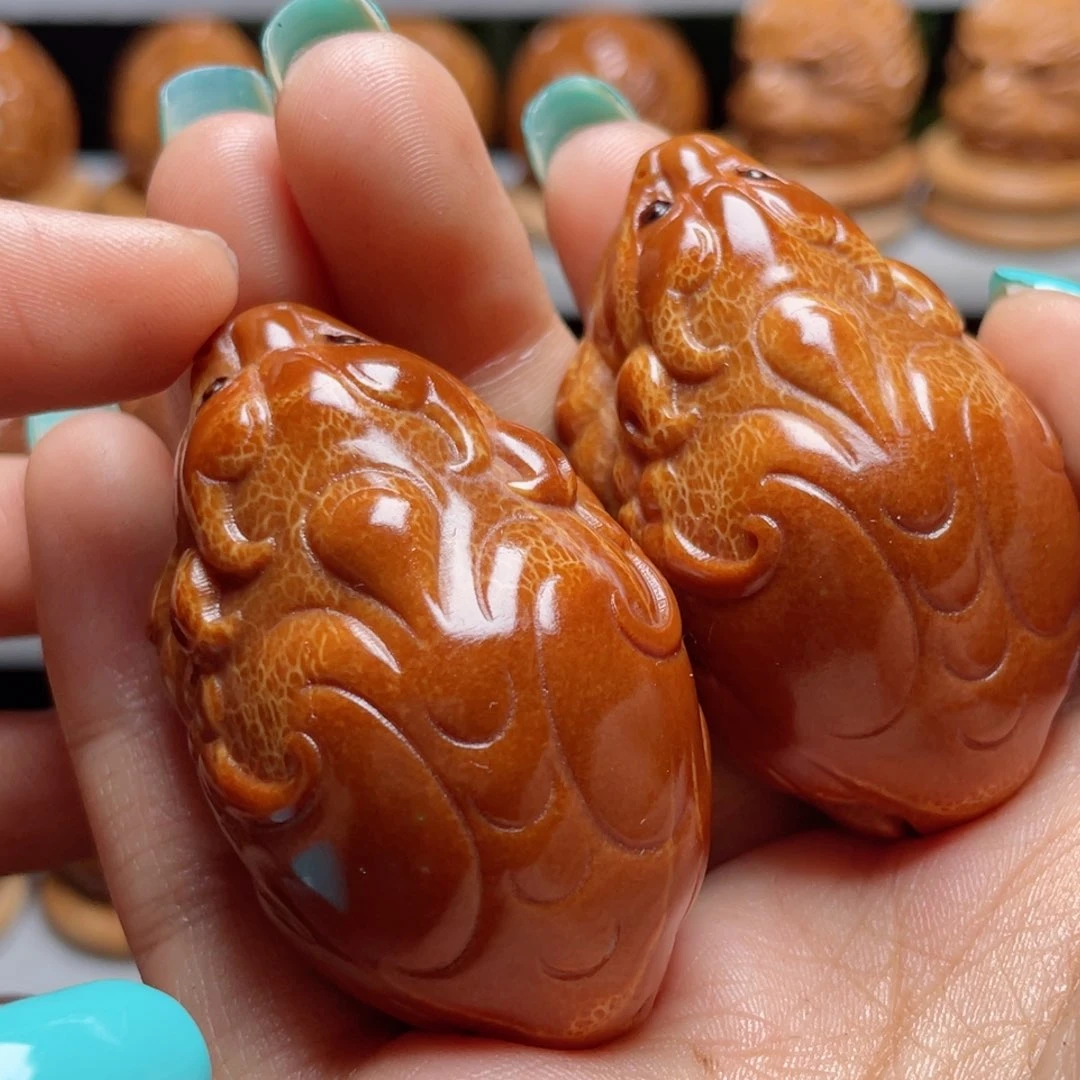 吊坠橄榄核貔貅手球3.2