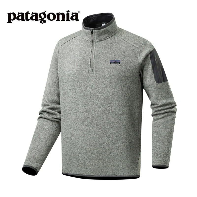 巴塔哥尼亚（Patagonia)户外运动男士休闲保暖透气长袖拉链卫衣
