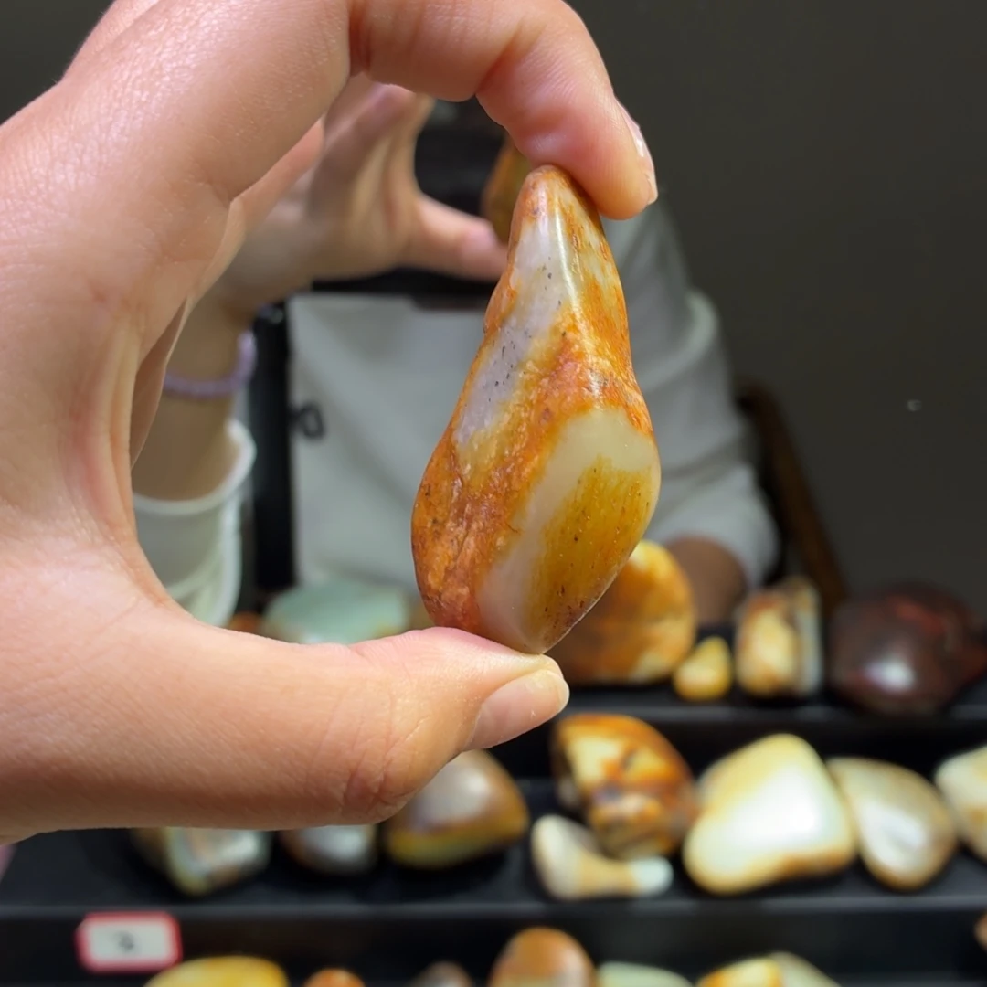 和田玉未镶嵌挂件45