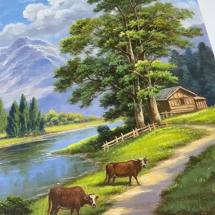 油画恭喜一直一直在