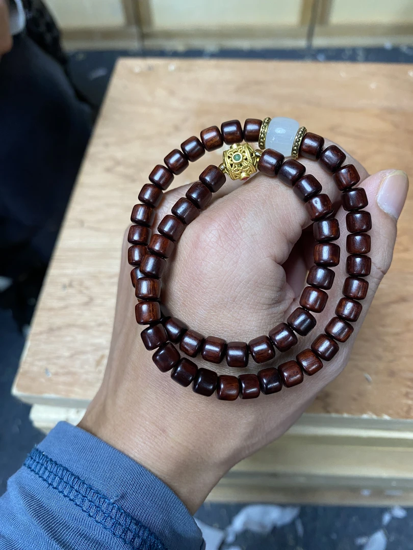 小叶紫檀双圈无礼盒