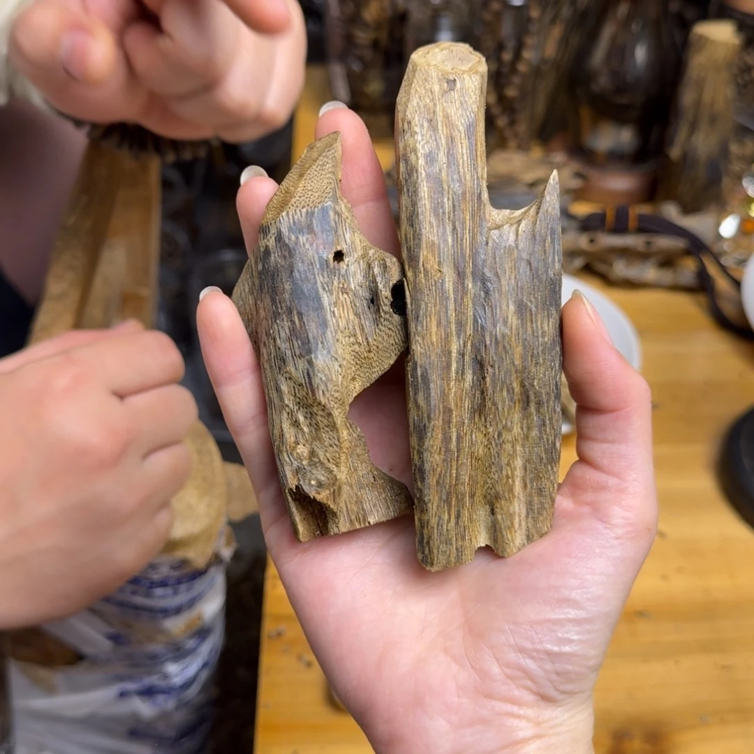 沉香沉香碎屑白棋品种块料40克