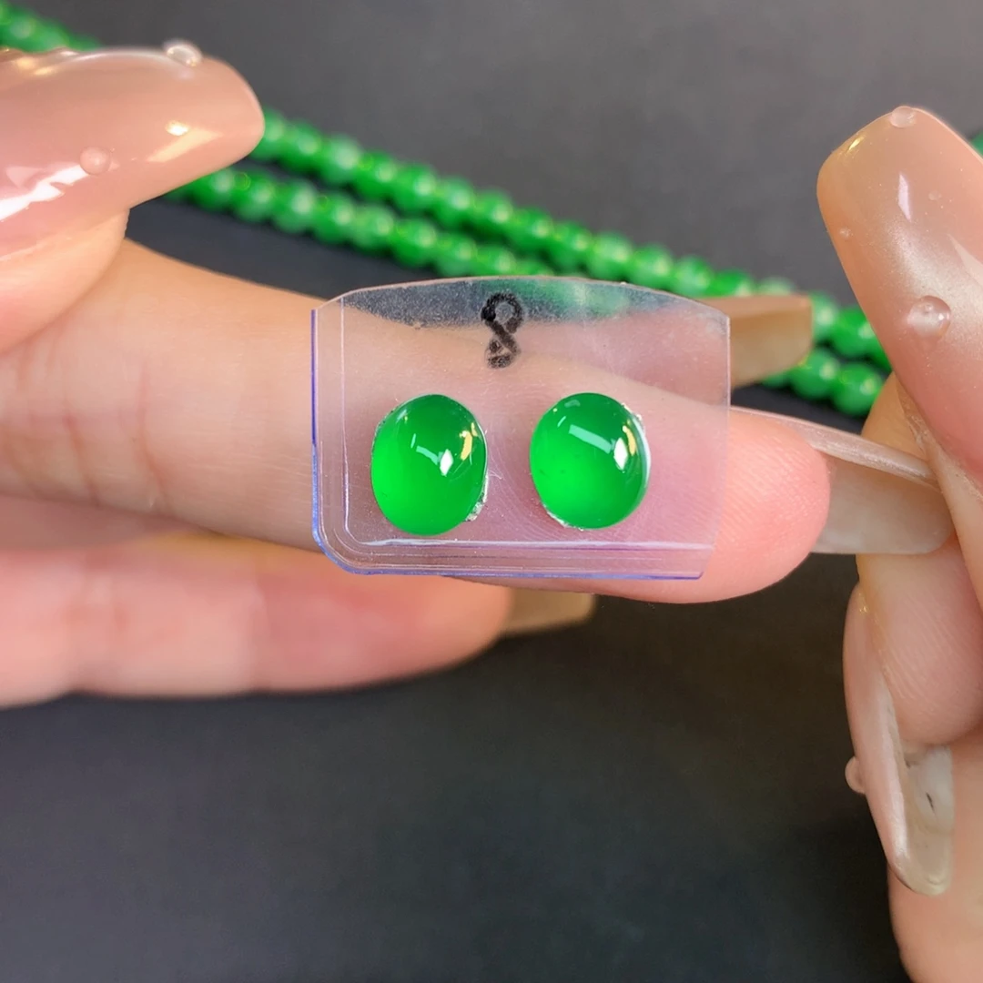 冰***冰翡翠裸石翡翠翡翠7.53-6.11-4.13