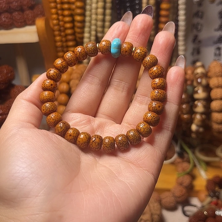 星月菩提吊坠开片单圈