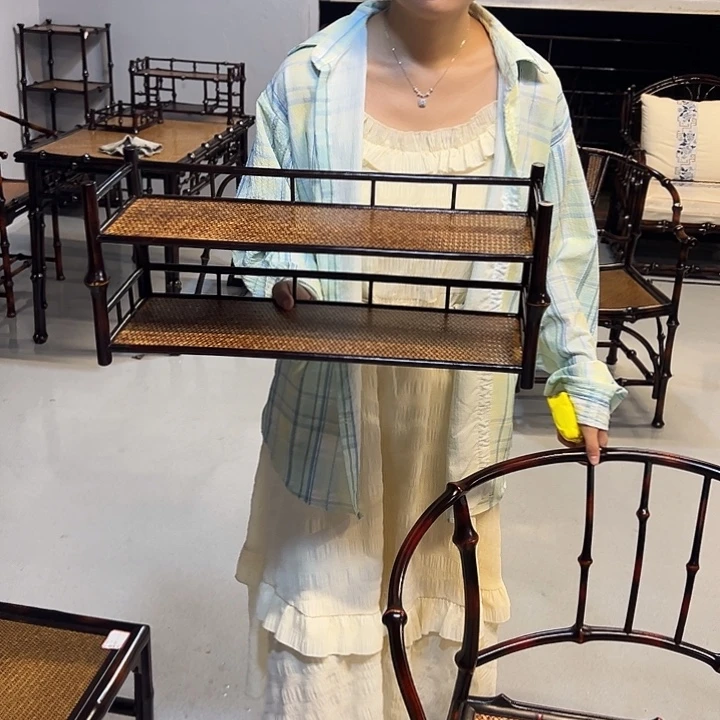 笻竹家具笻竹博古架