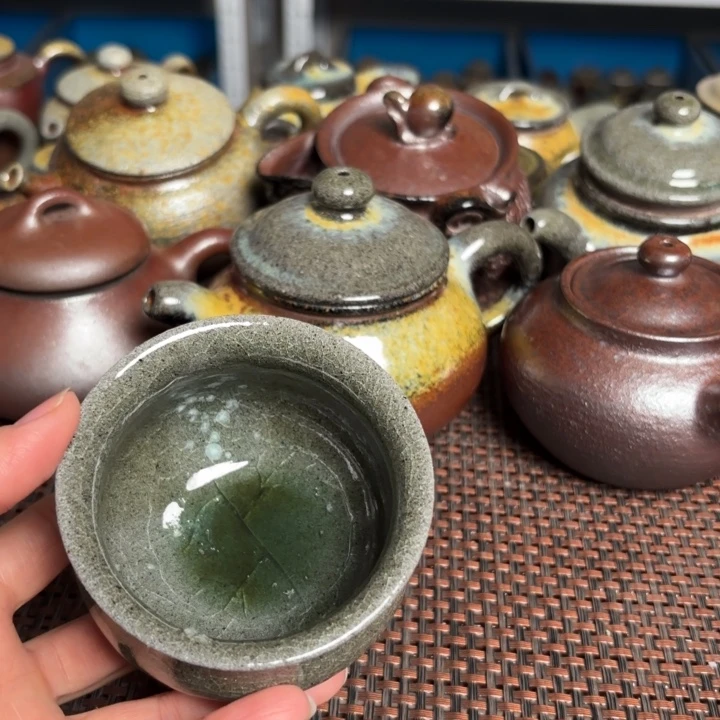 茶杯紫砂窑石腰鼓160 C