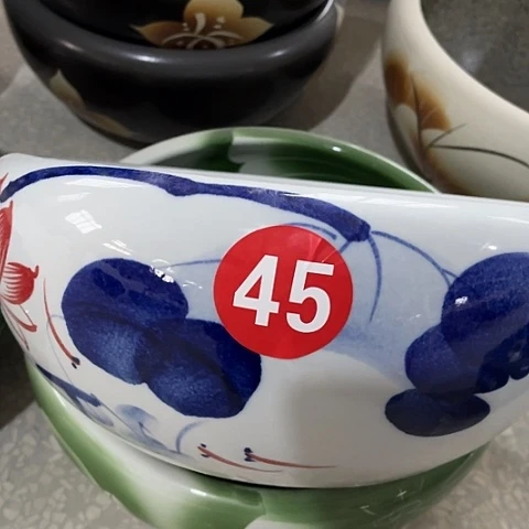 有机玻璃陶瓷鱼缸中号32厘米