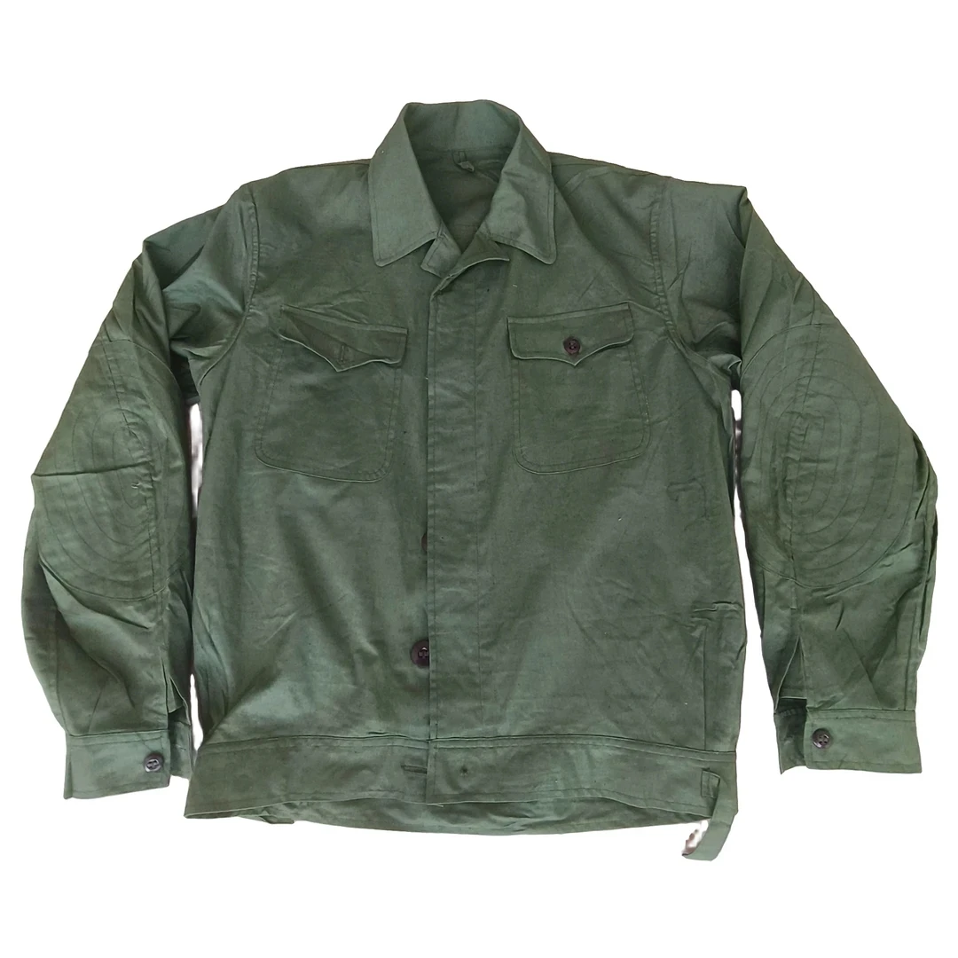 上衣夏季夹克薄款带补丁工作服