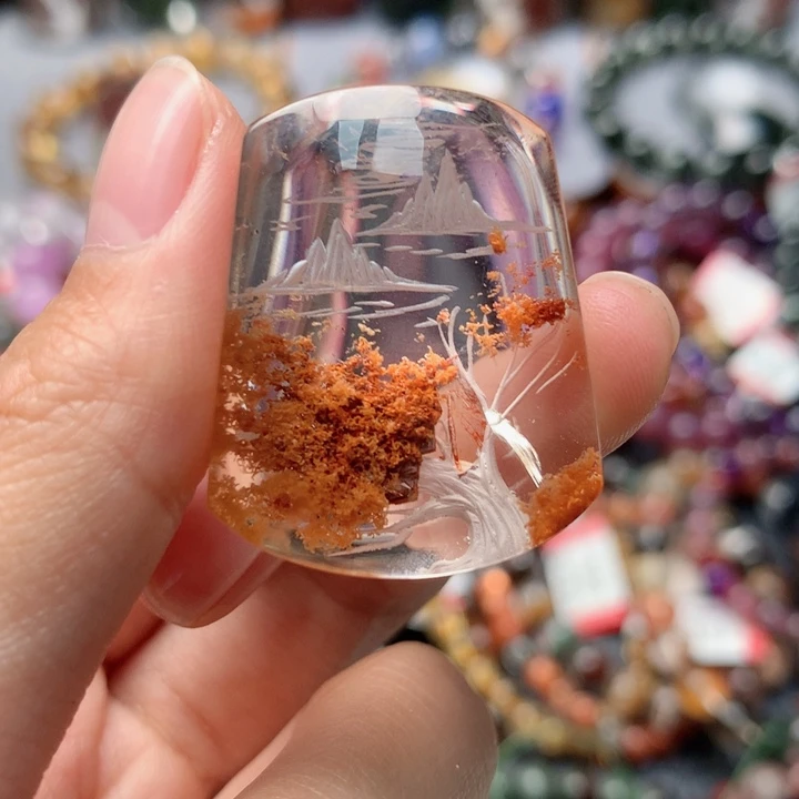 水晶吊坠(不含链)未镶嵌