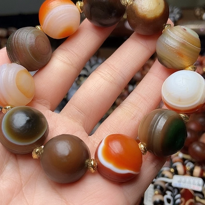 玛瑙/玉髓未镶嵌手链