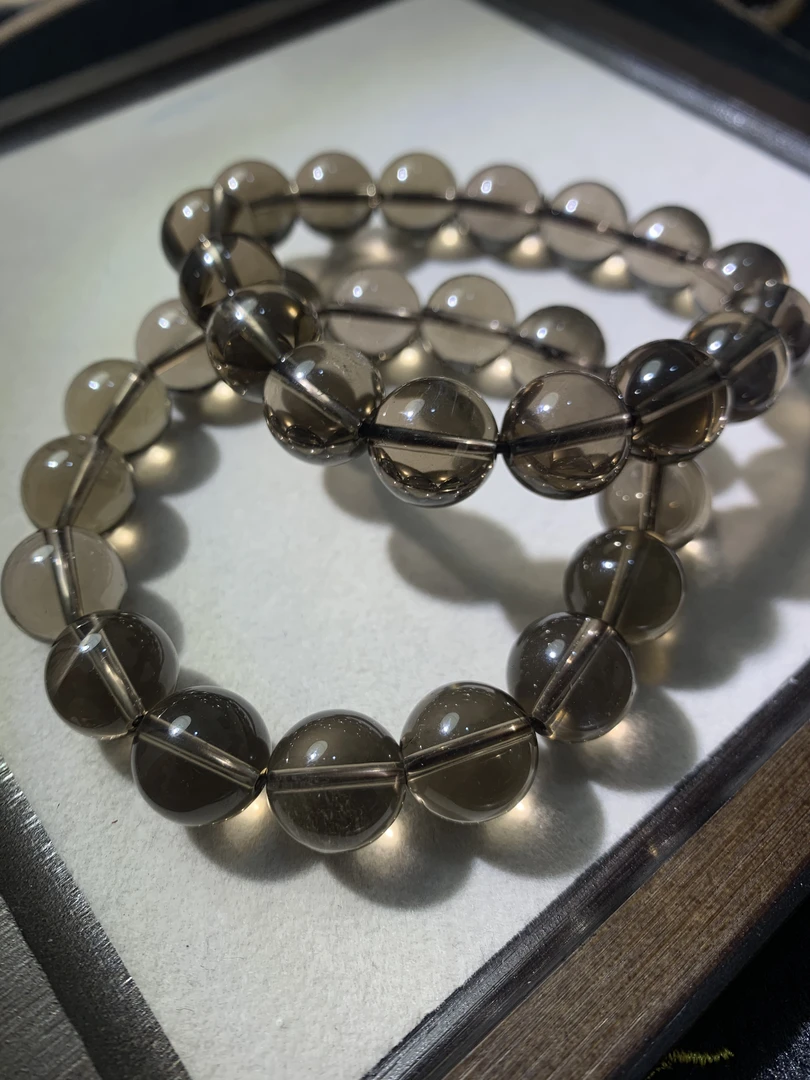 天然茶水晶手串--多样性发其一