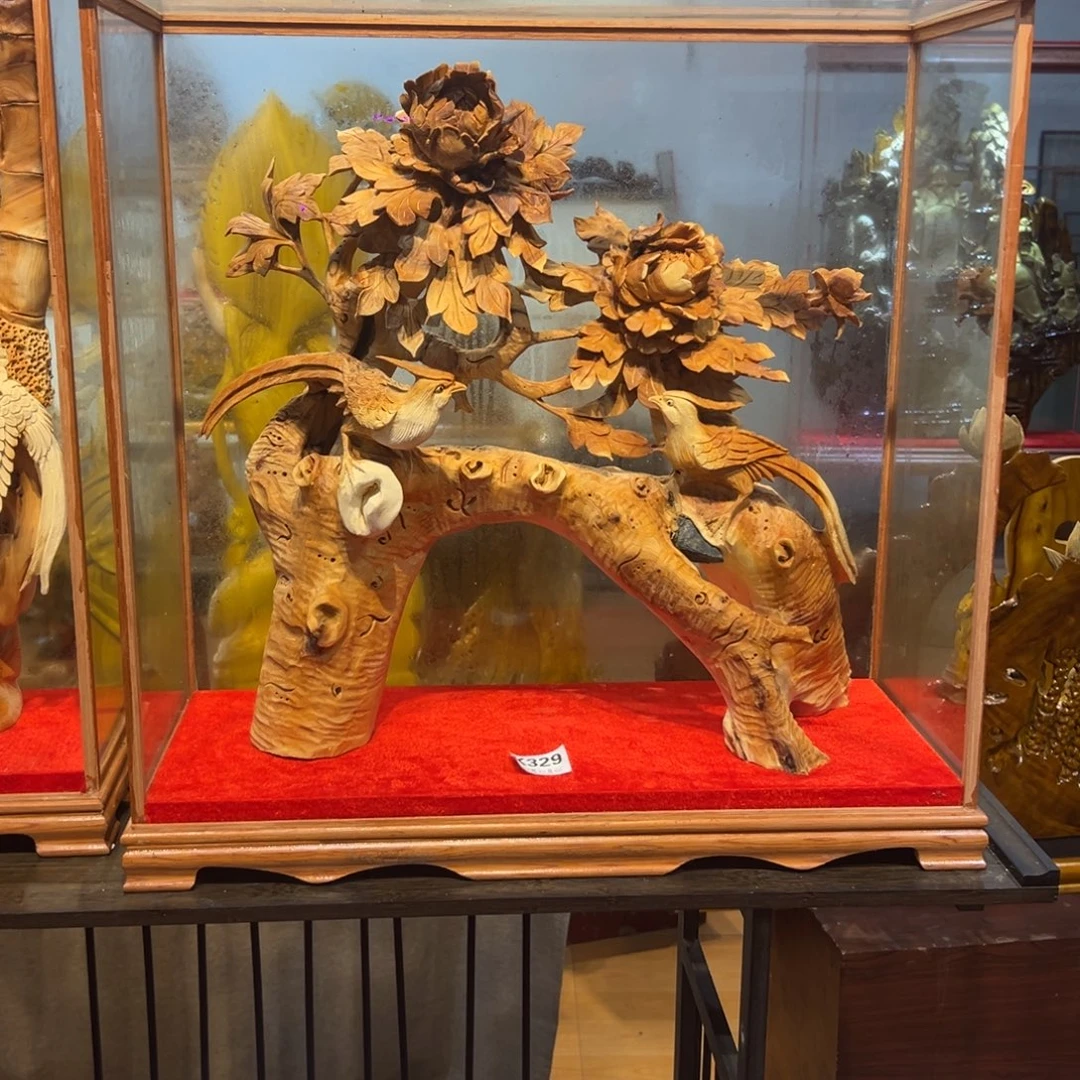 *****金丝楠陈化崖柏摆件