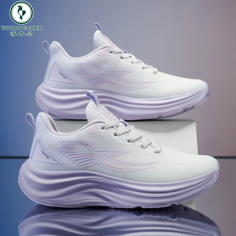 啄木鸟正品跑步鞋秋季新款软底运动鞋百搭男鞋男女同款鞋子男款