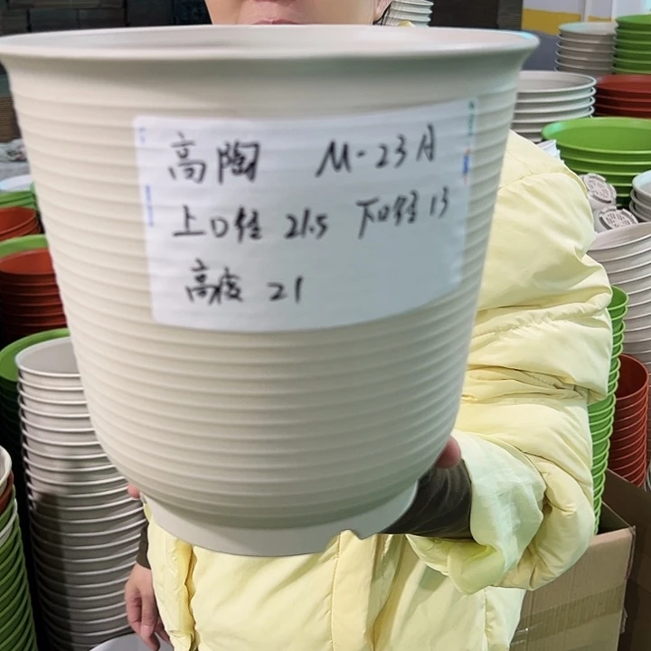 正品高陶口21高21果绿色无托6只