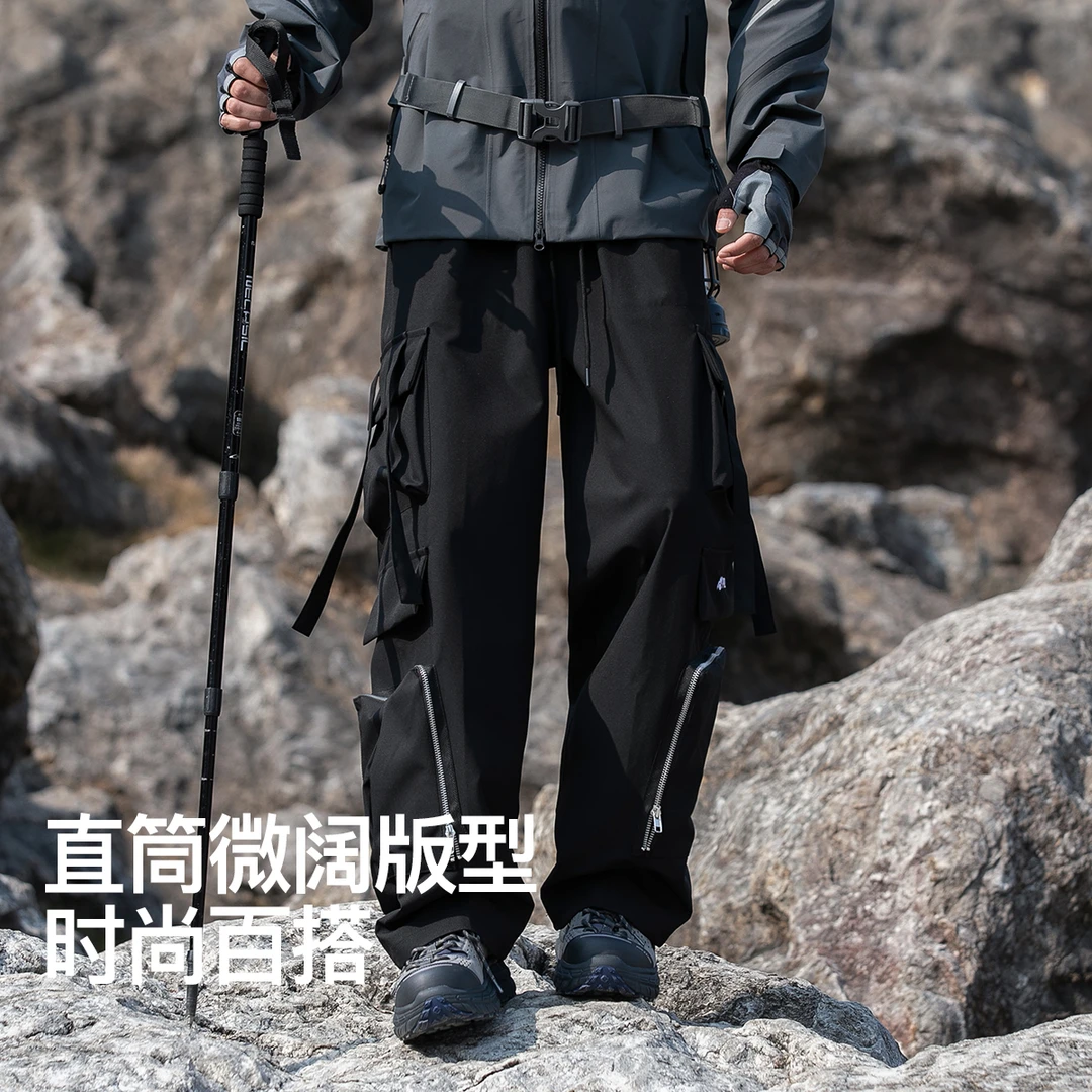 ppge大口袋工装裤休闲男女同款户外工装冲锋裤