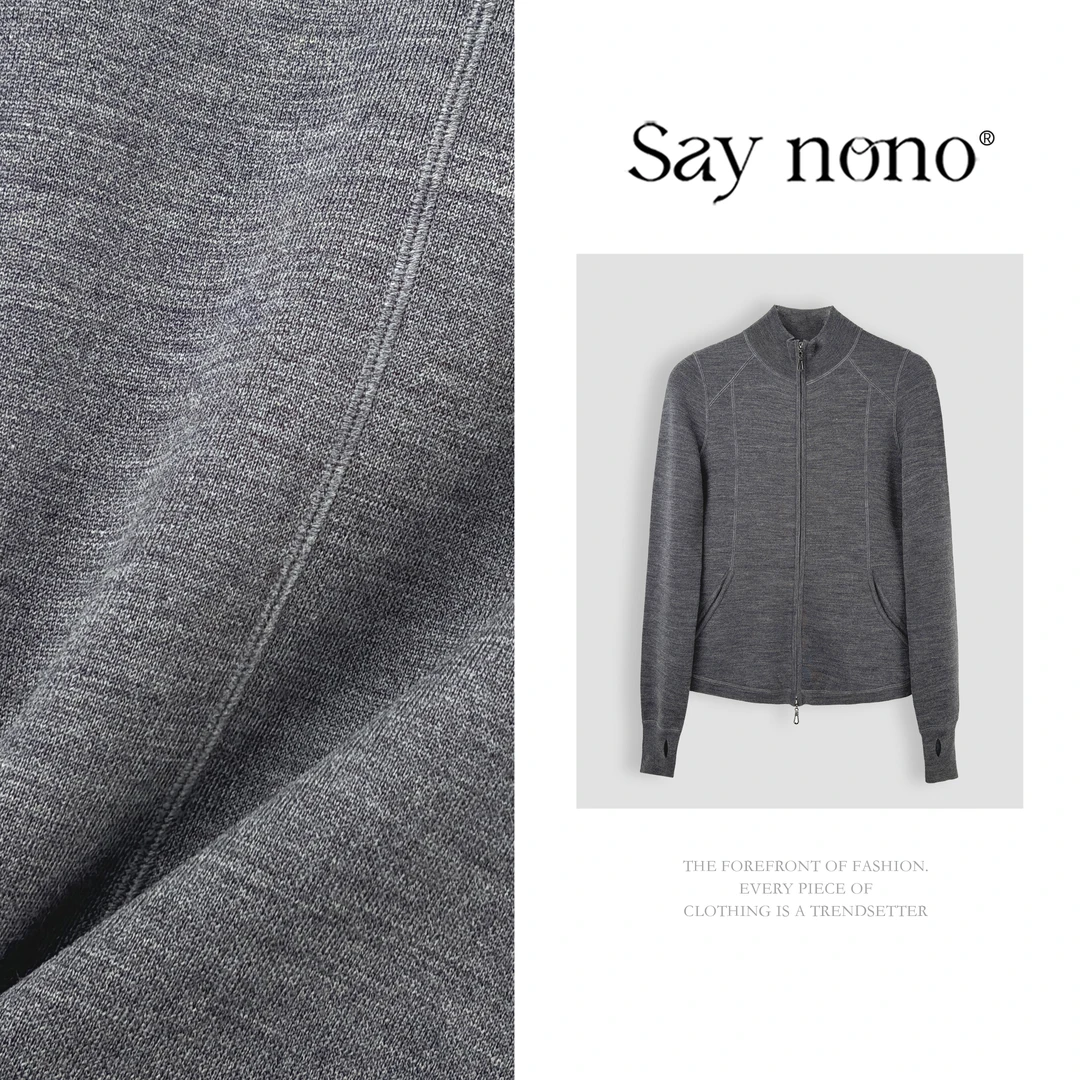 懒猫nono│Saynono 超细精仿羊毛加日本进口三醋短款外套 GZ0610SY