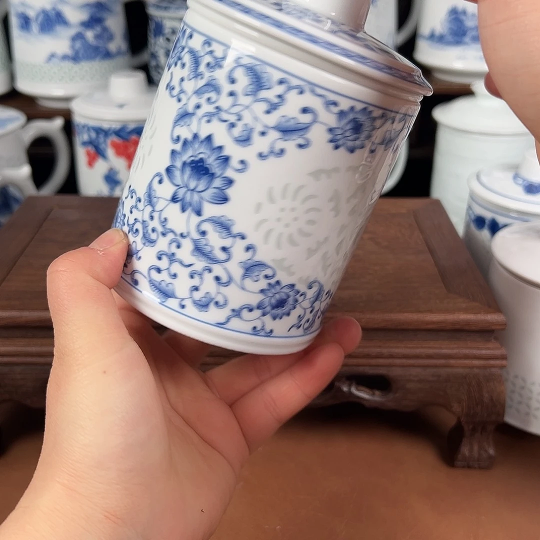 景德镇高温陶瓷办公杯