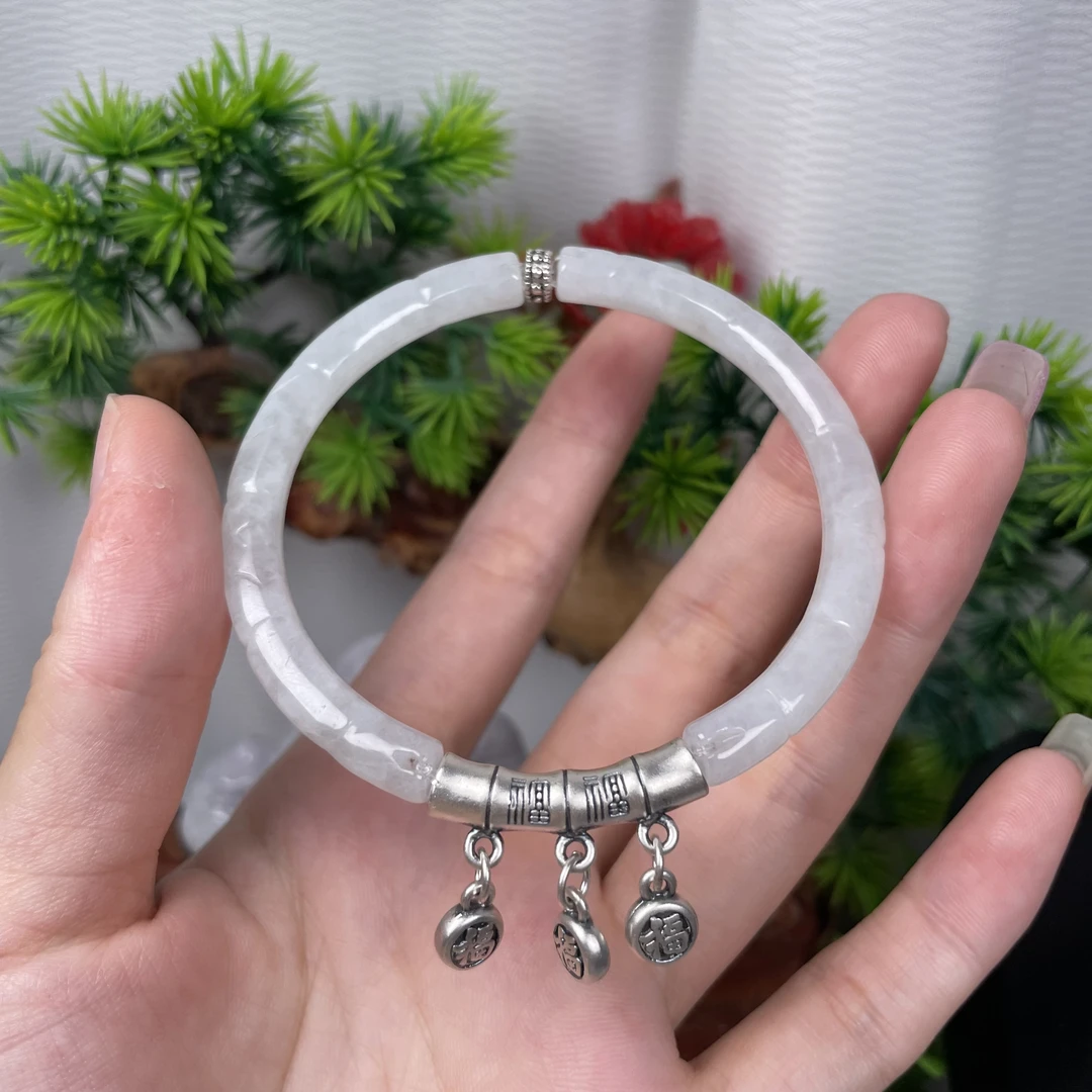 天然纯银饰品 直播间看实物（57-60圈口）57