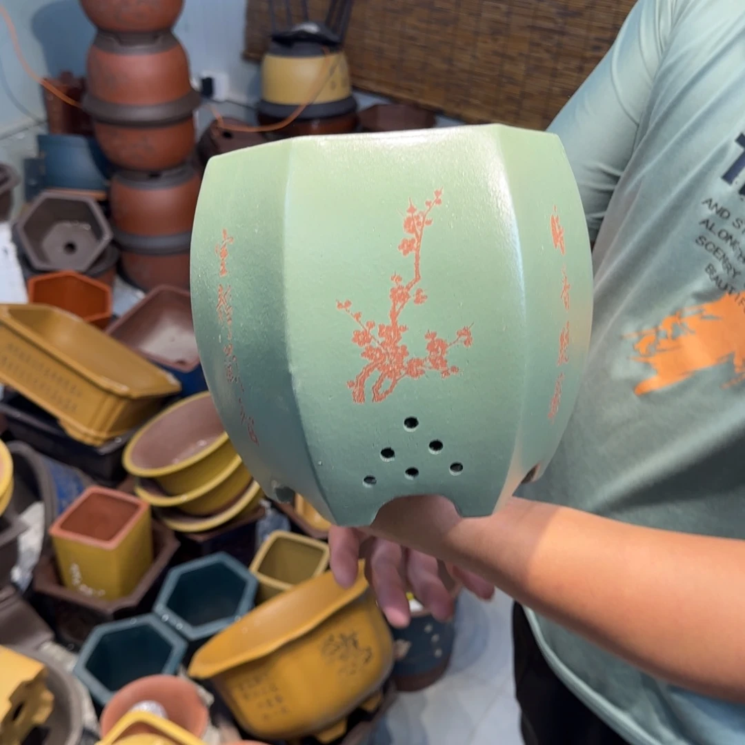 紫砂花盆口径15.20口径