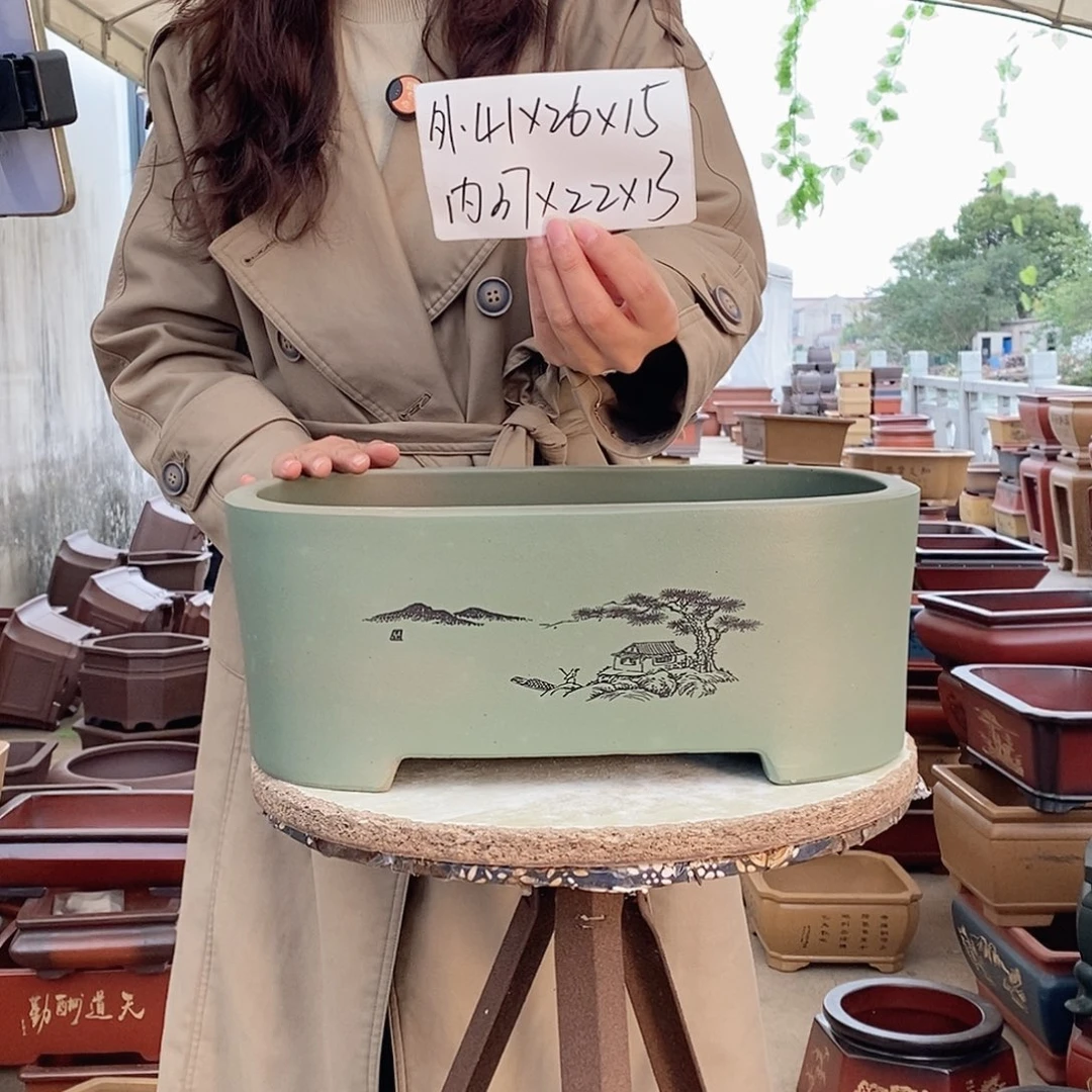 紫砂花盆紫砂花盆