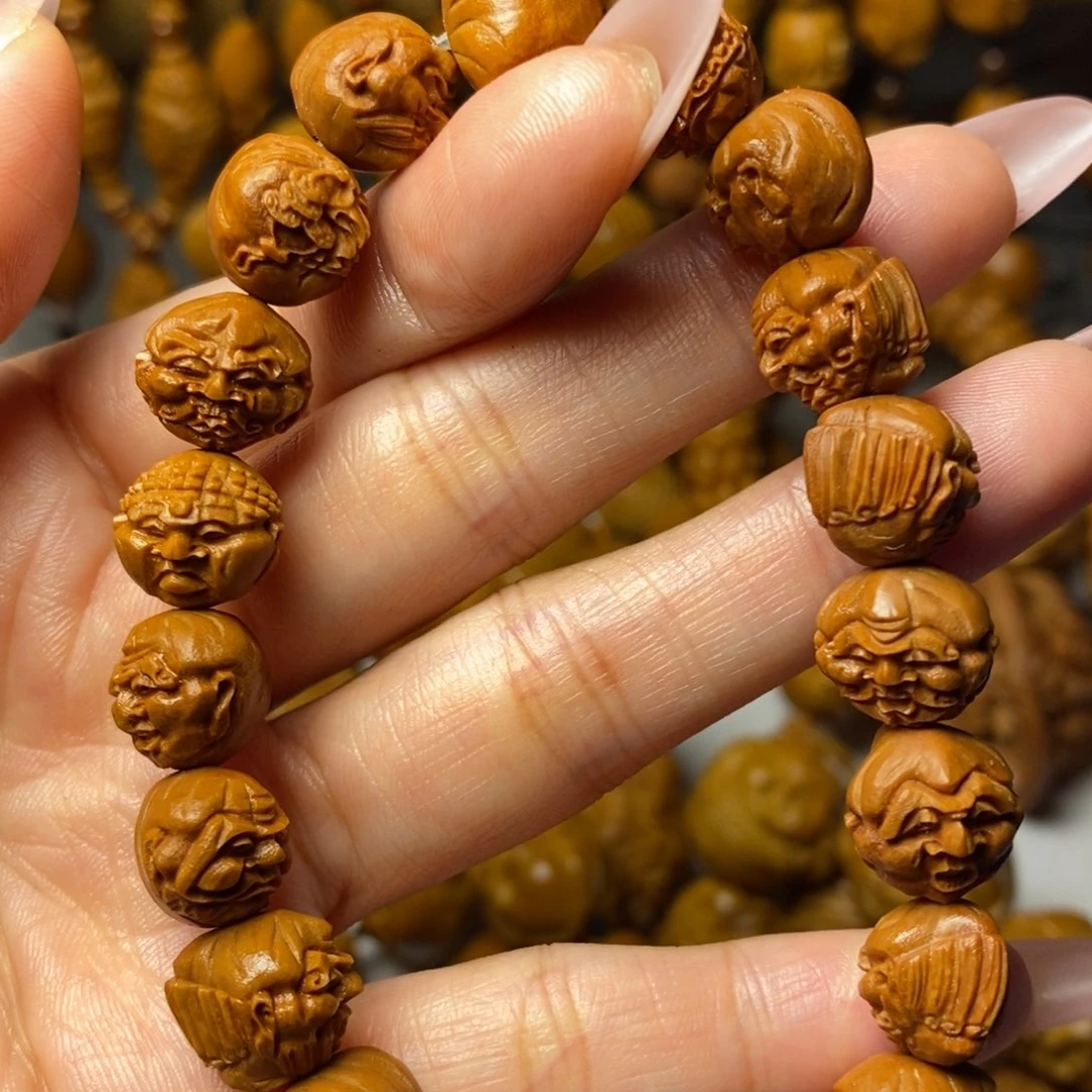 橄榄核手串/手链桃核罗汉