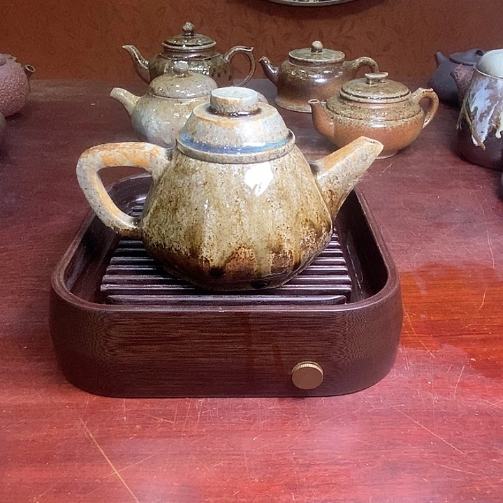 紫砂茶壶柴烧紫砂