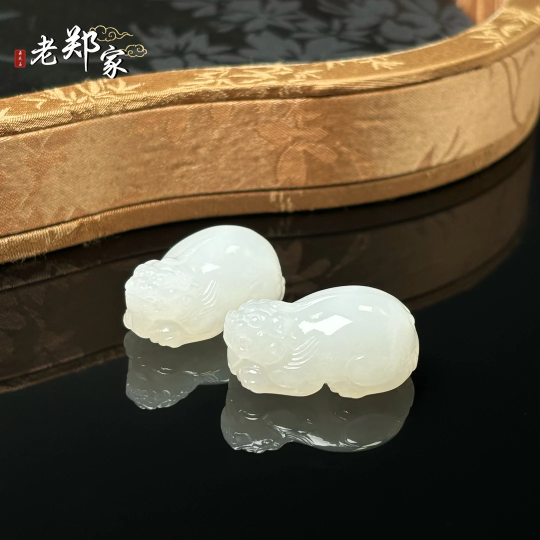 【老郑家】和田玉貔貅挂件 2151 多样性发1件  约31*21*14mm