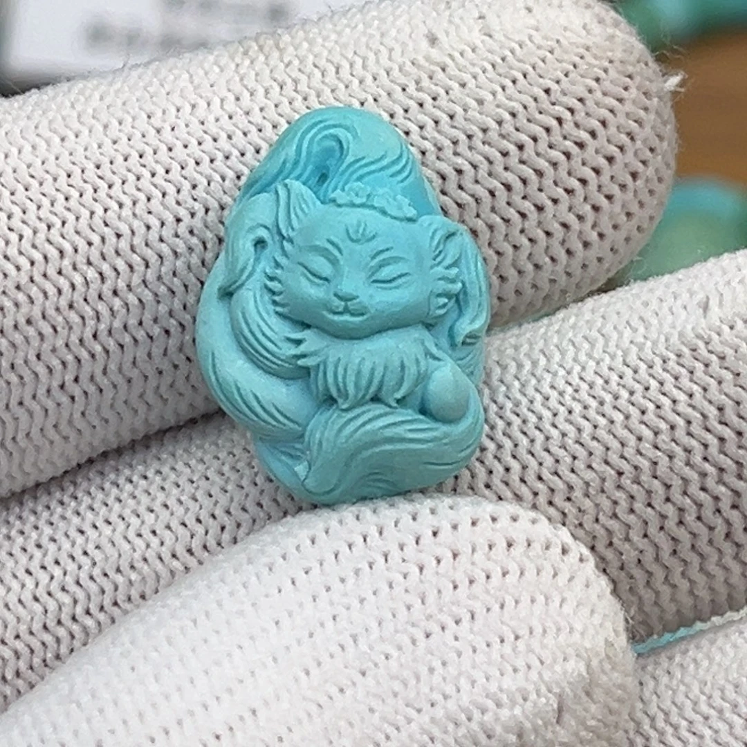 未镶嵌绿松石珠宝奇石