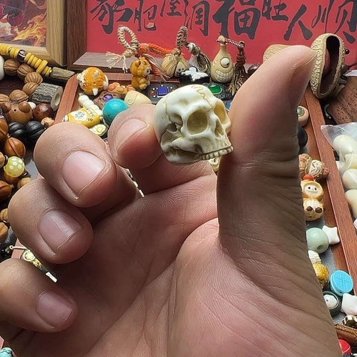 非金属根付骷髅三通