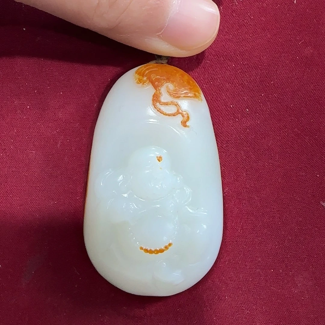 知***止和田玉未镶嵌挂件