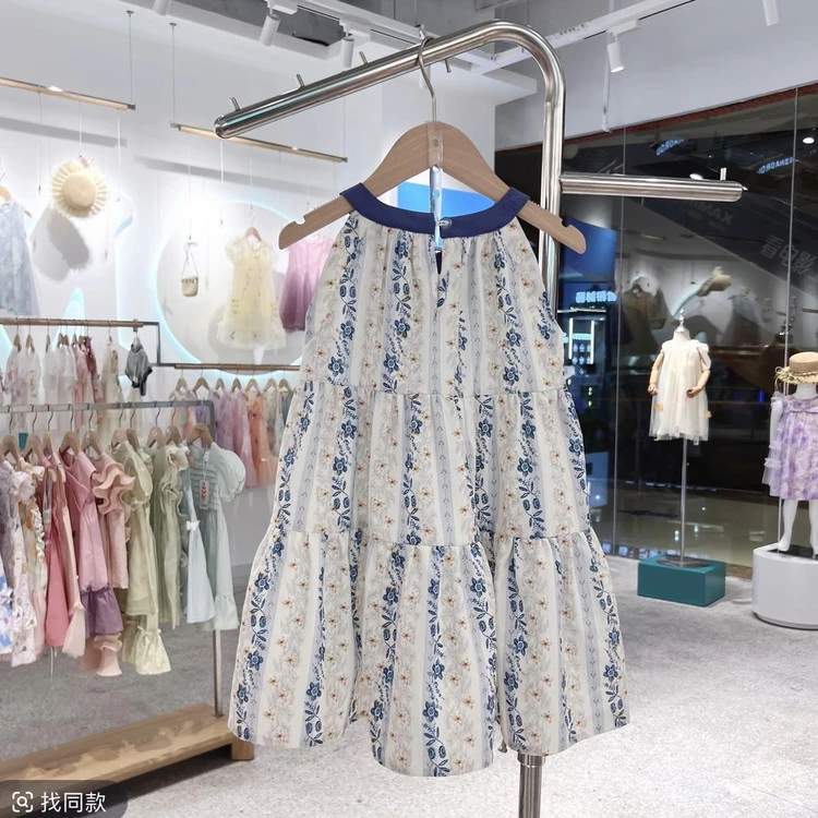 女童连衣裙2025夏季新款儿童洋气艺术风波西米亚格调时尚连衣裙