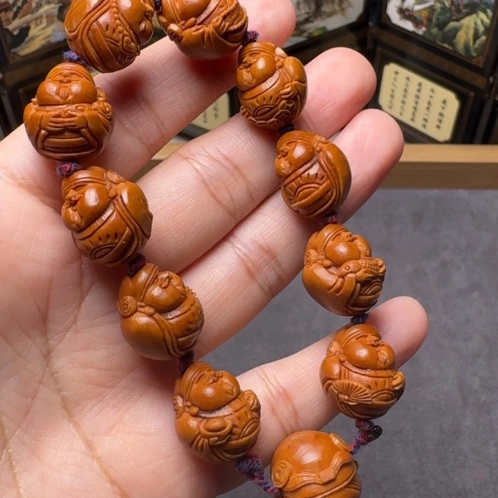 一***1手串/手链橄榄核小财神手捻福利款