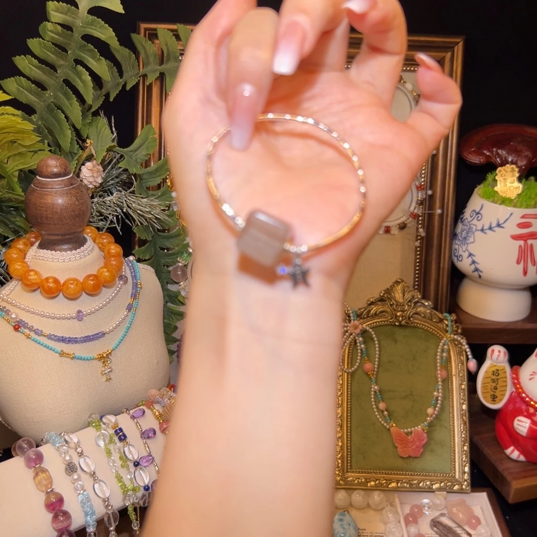 B***忘水晶手串未镶嵌兔毛